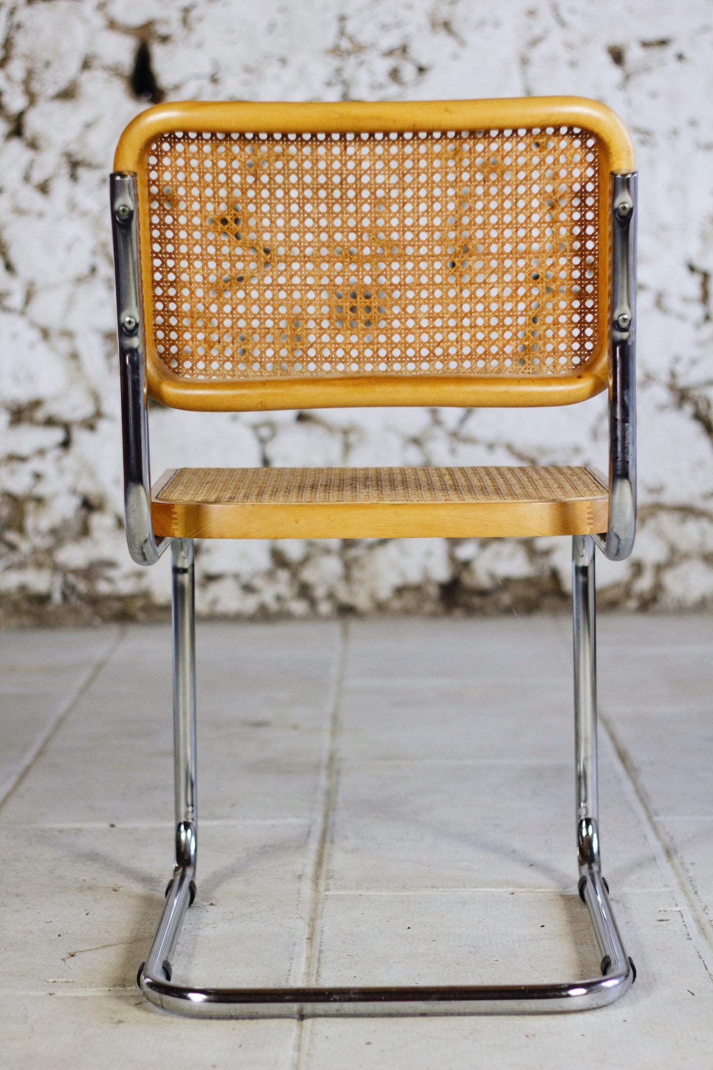 Lot de 4 chaises Cesca B32 par Marcel Breuer