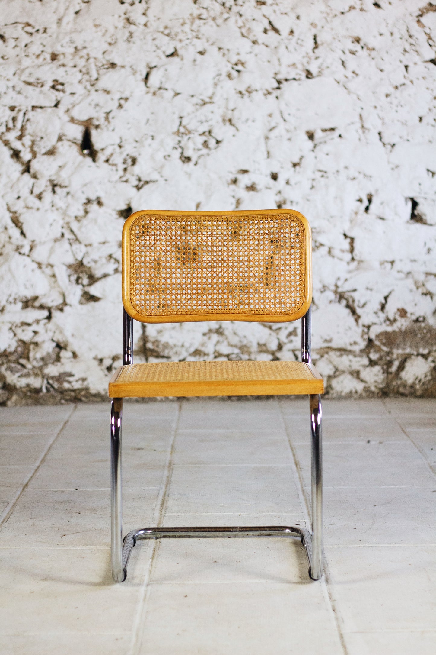 Lot de 4 chaises Cesca B32 par Marcel Breuer
