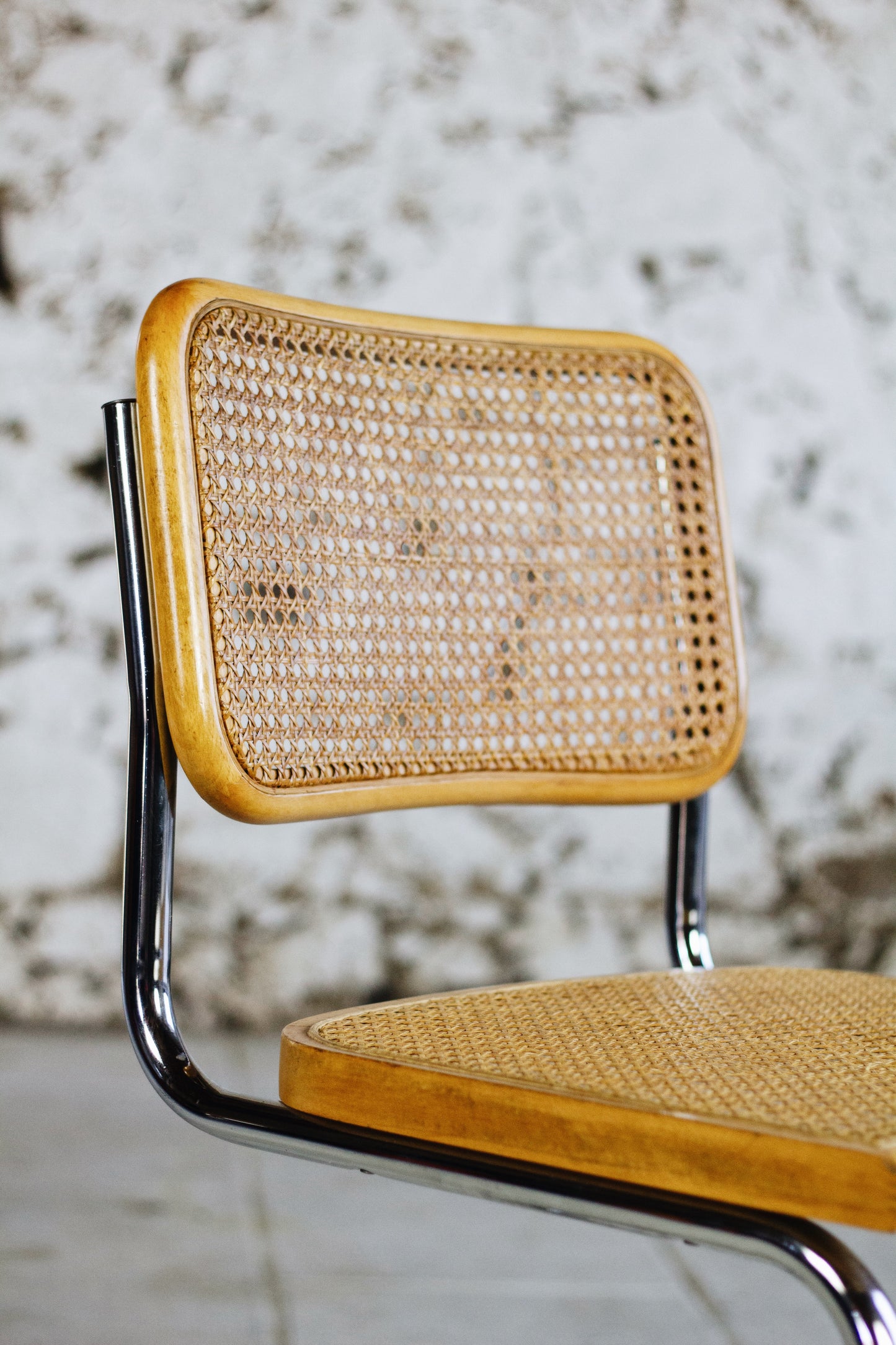 Lot de 4 chaises Cesca B32 par Marcel Breuer