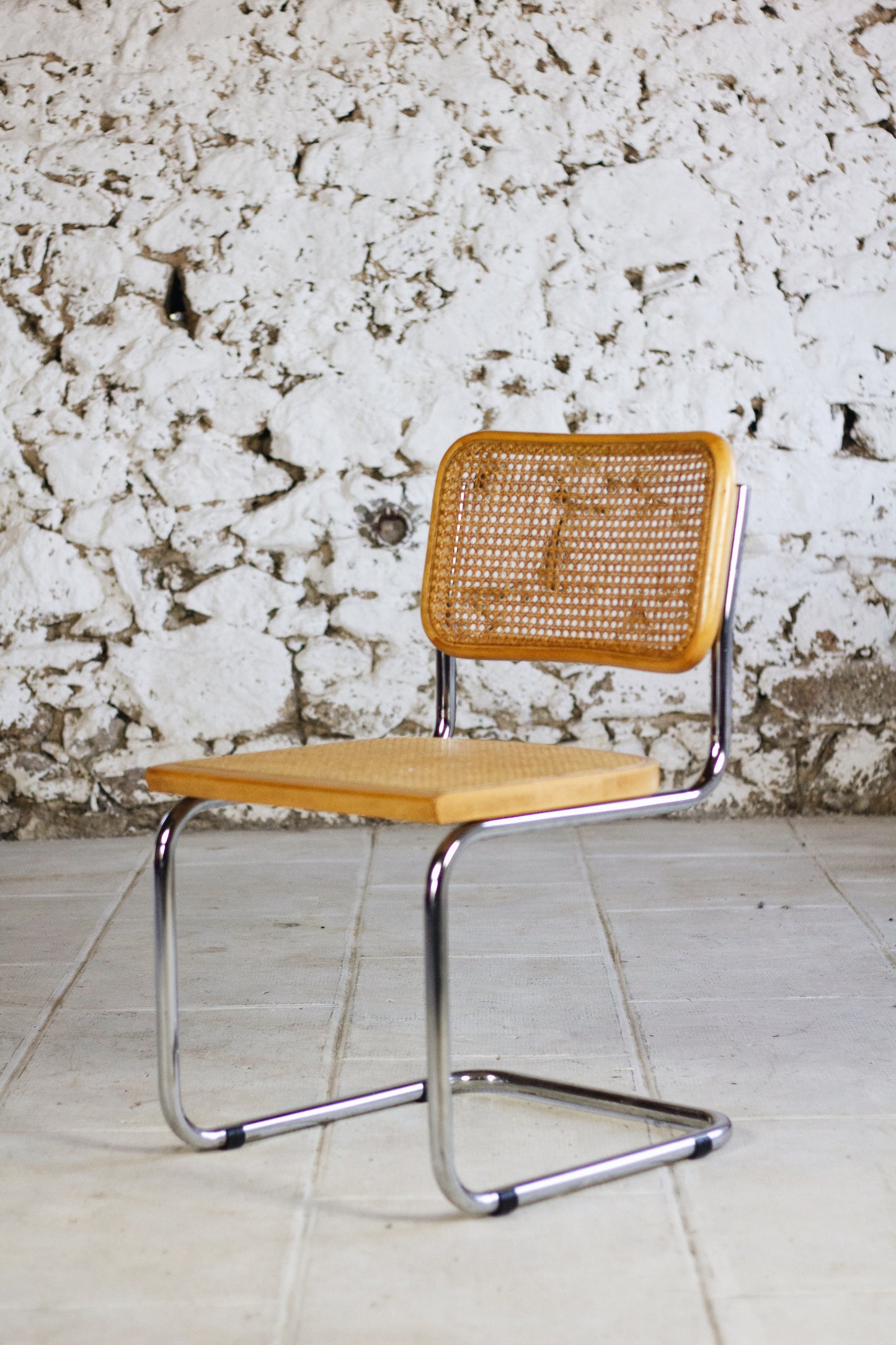 Lot de 4 chaises Cesca B32 par Marcel Breuer