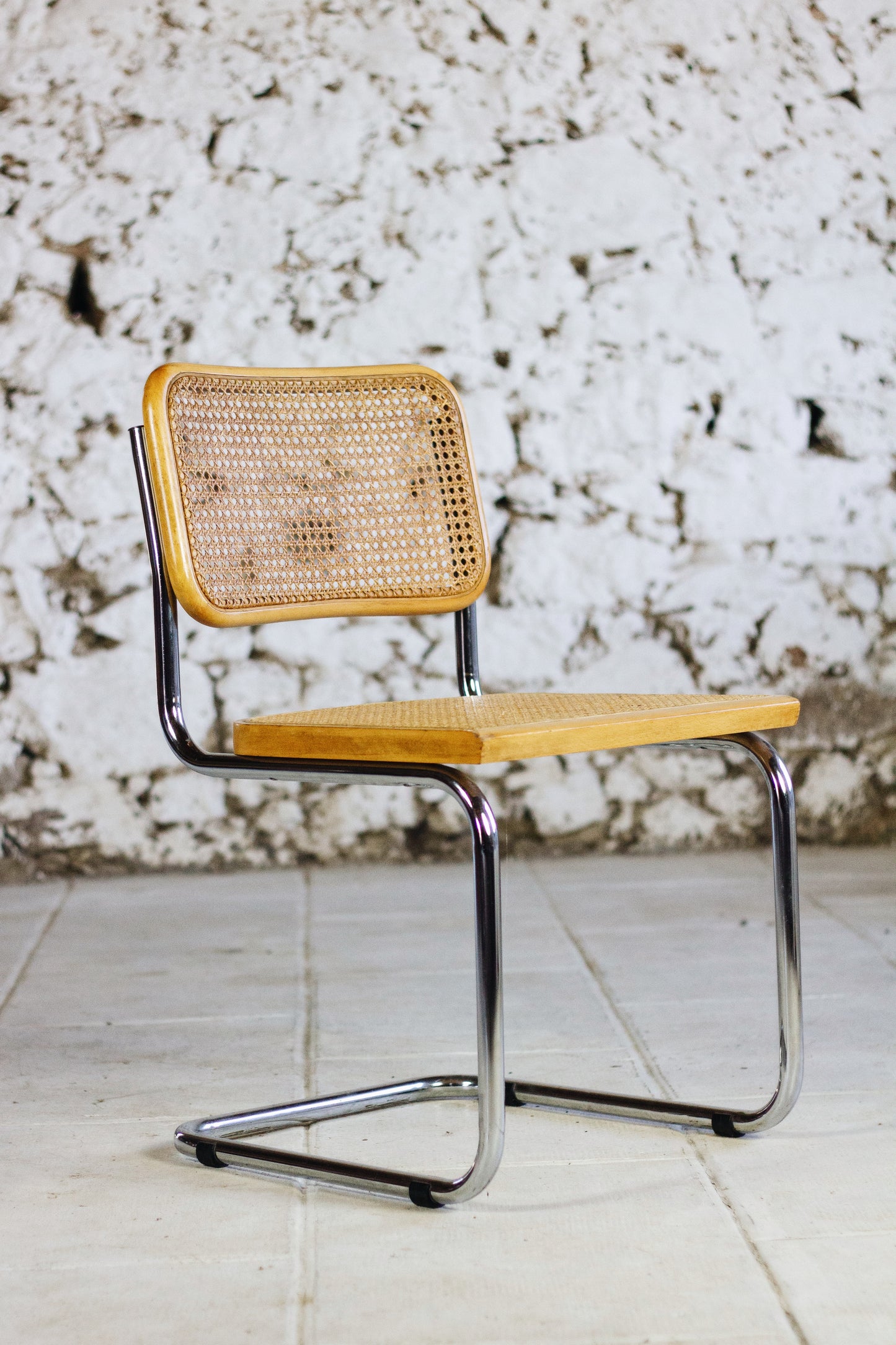 Lot de 4 chaises Cesca B32 par Marcel Breuer