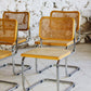Lot de 4 chaises Cesca B32 par Marcel Breuer