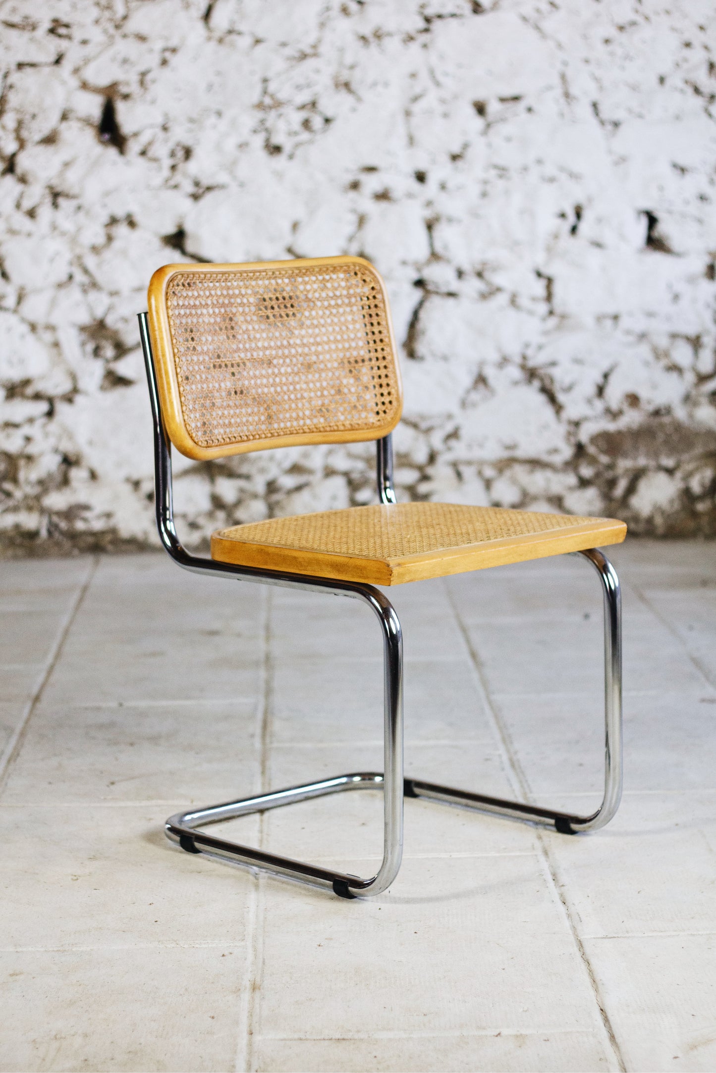 Lot de 4 chaises Cesca B32 par Marcel Breuer