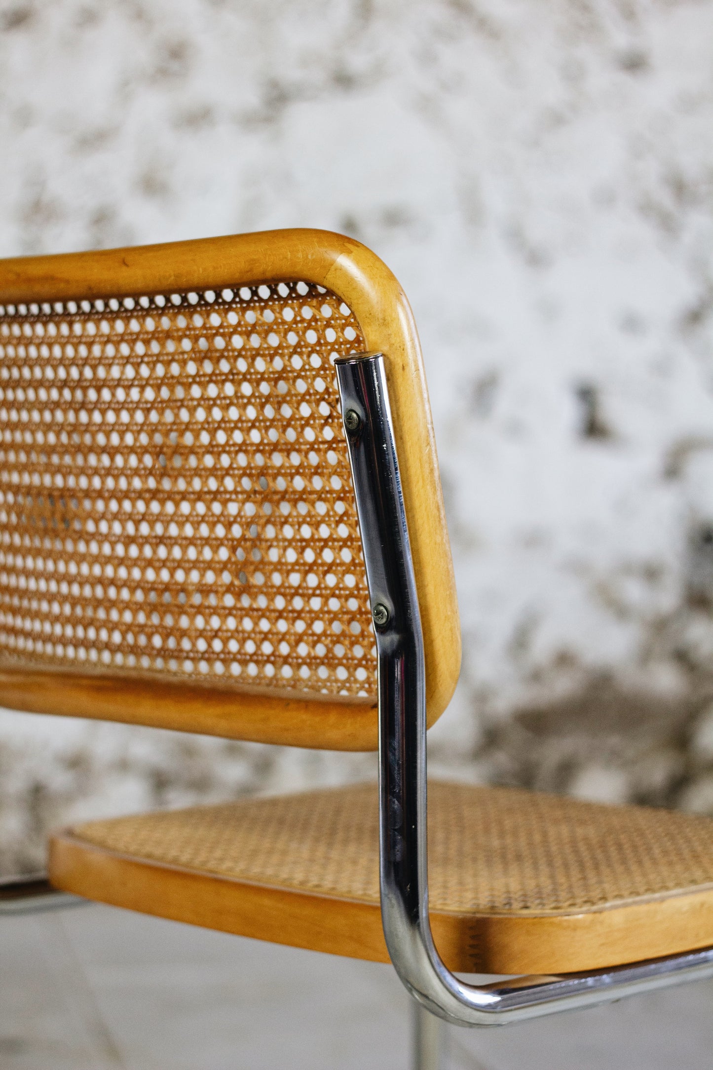 Lot de 4 chaises Cesca B32 par Marcel Breuer
