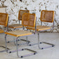 Lot de 4 chaises Cesca B32 par Marcel Breuer