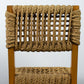 Chaise corde et bois par Audoux Minet pour Vibo, 1950