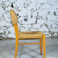 Chaise corde et bois par Audoux Minet pour Vibo, 1950