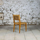 Chaise corde et bois par Audoux Minet pour Vibo, 1950