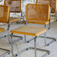 Lot de 4 chaises Cesca B32 par Marcel Breuer
