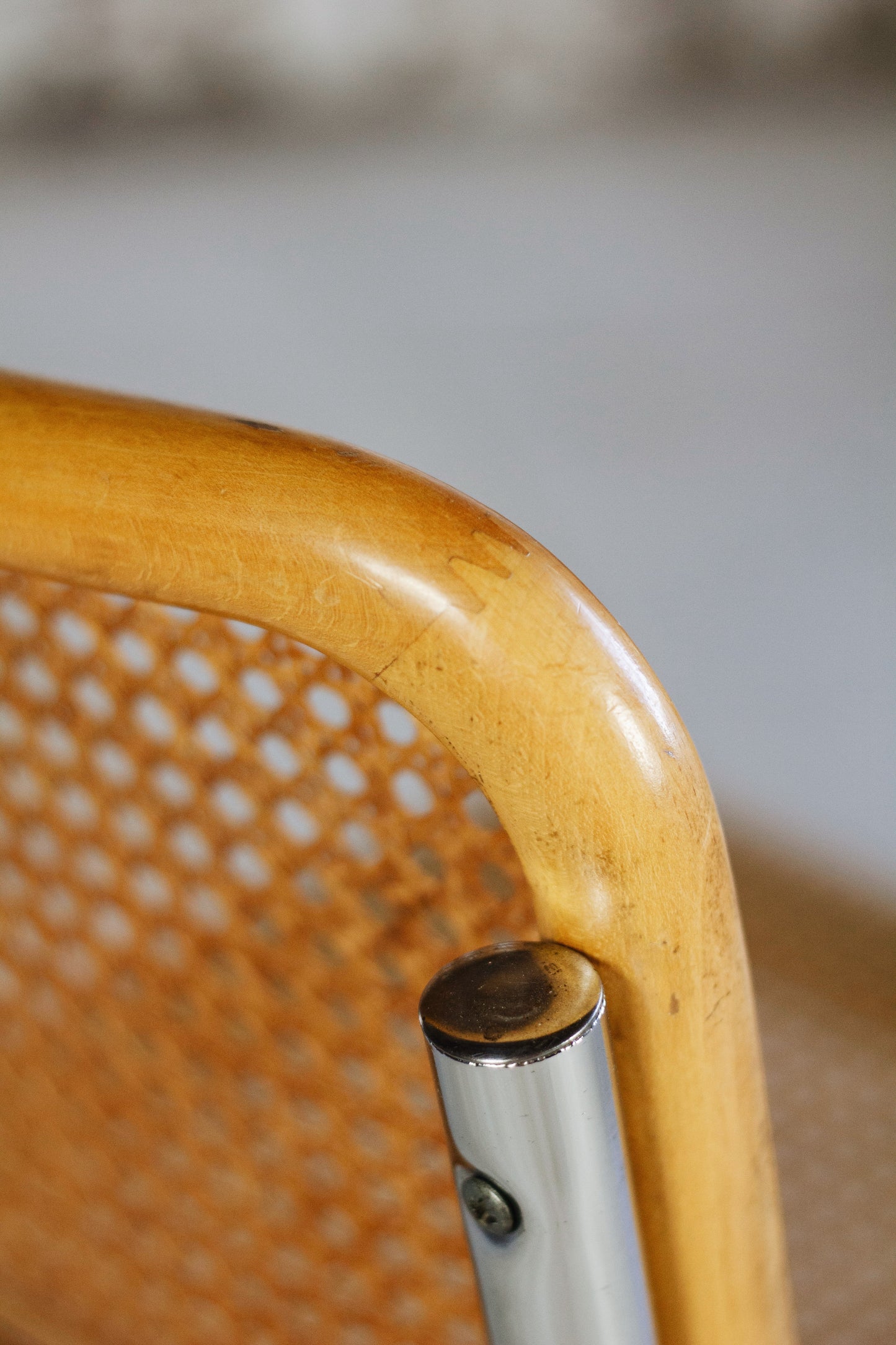 Lot de 4 chaises Cesca B32 par Marcel Breuer
