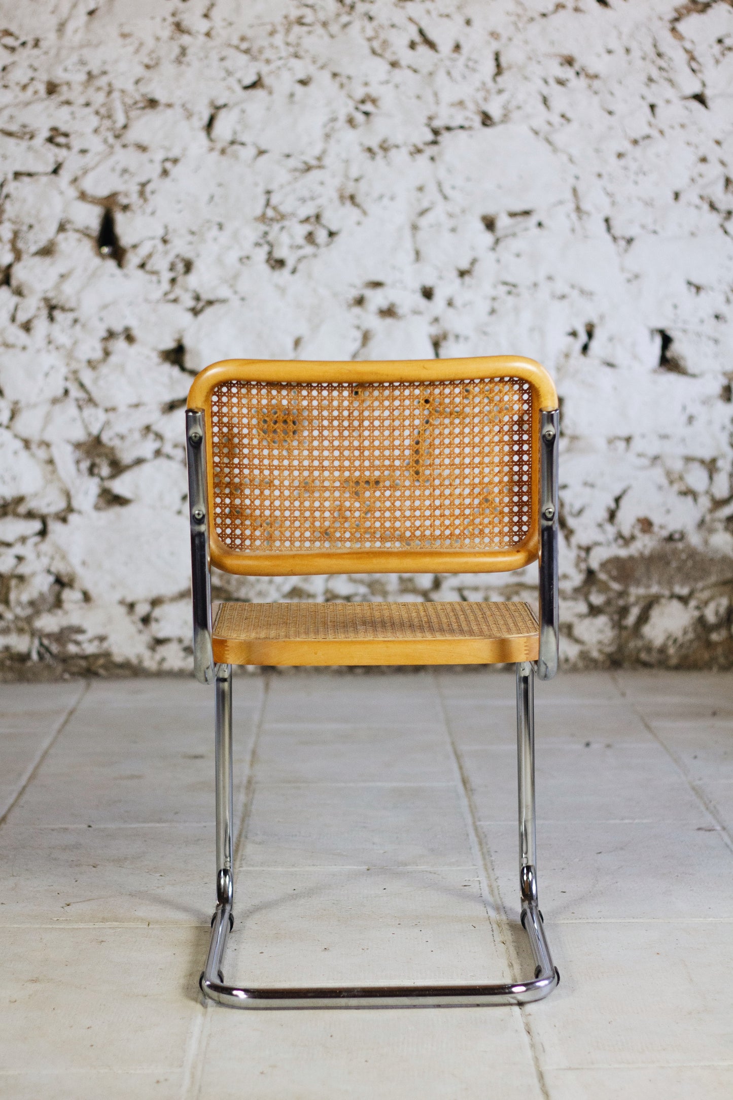 Lot de 4 chaises Cesca B32 par Marcel Breuer