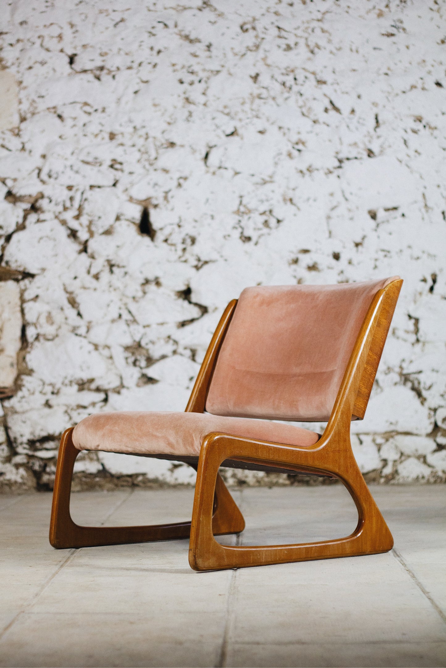 Paire de fauteuils lounge "traineau" Baumann, 1960