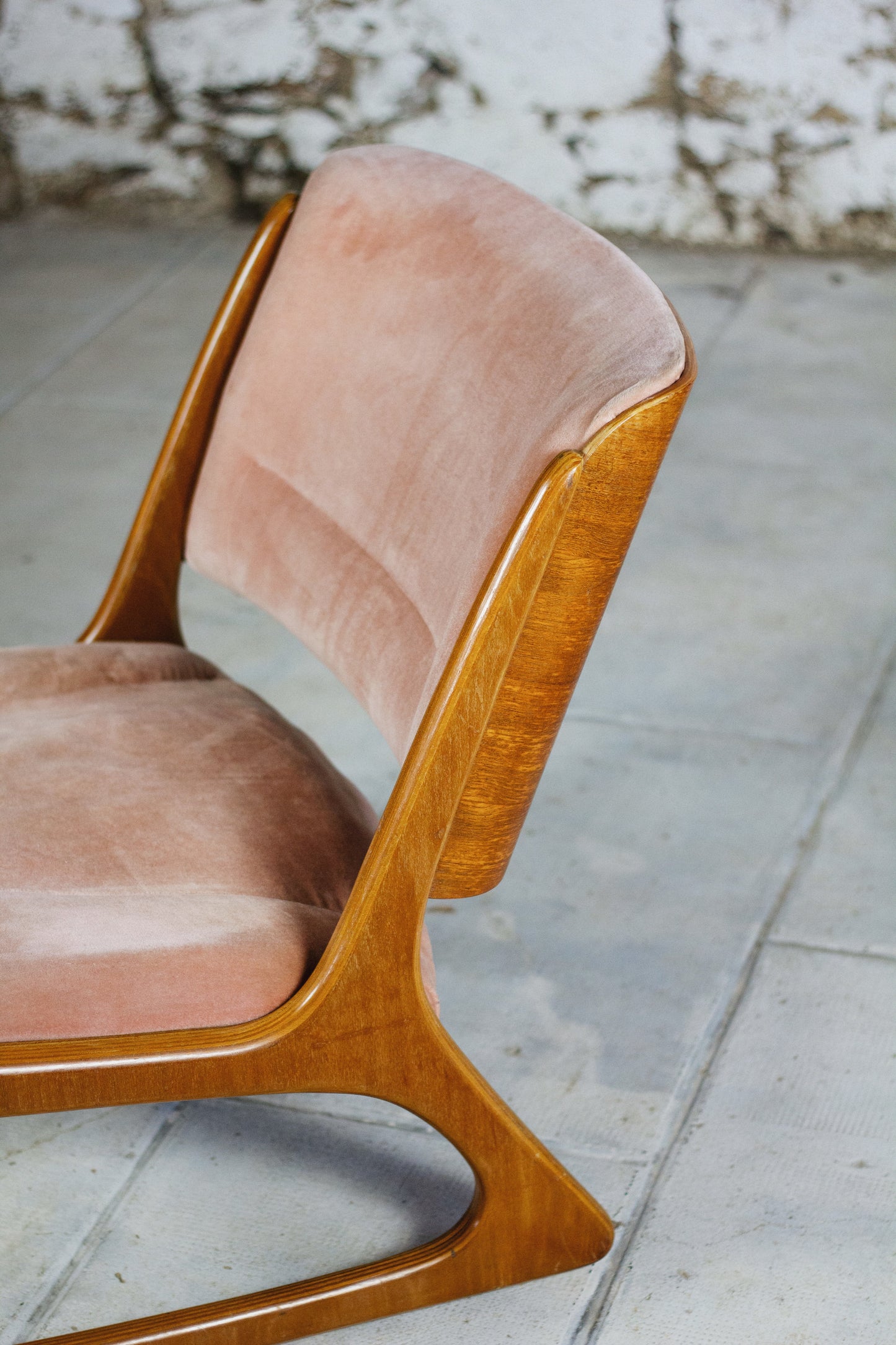 Paire de fauteuils lounge "traineau" Baumann, 1960