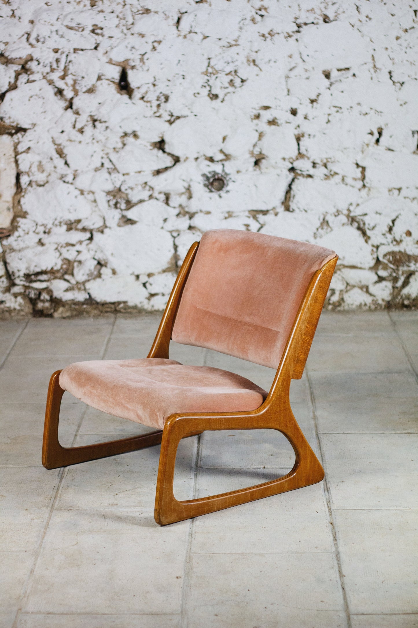 Paire de fauteuils lounge "traineau" Baumann, 1960