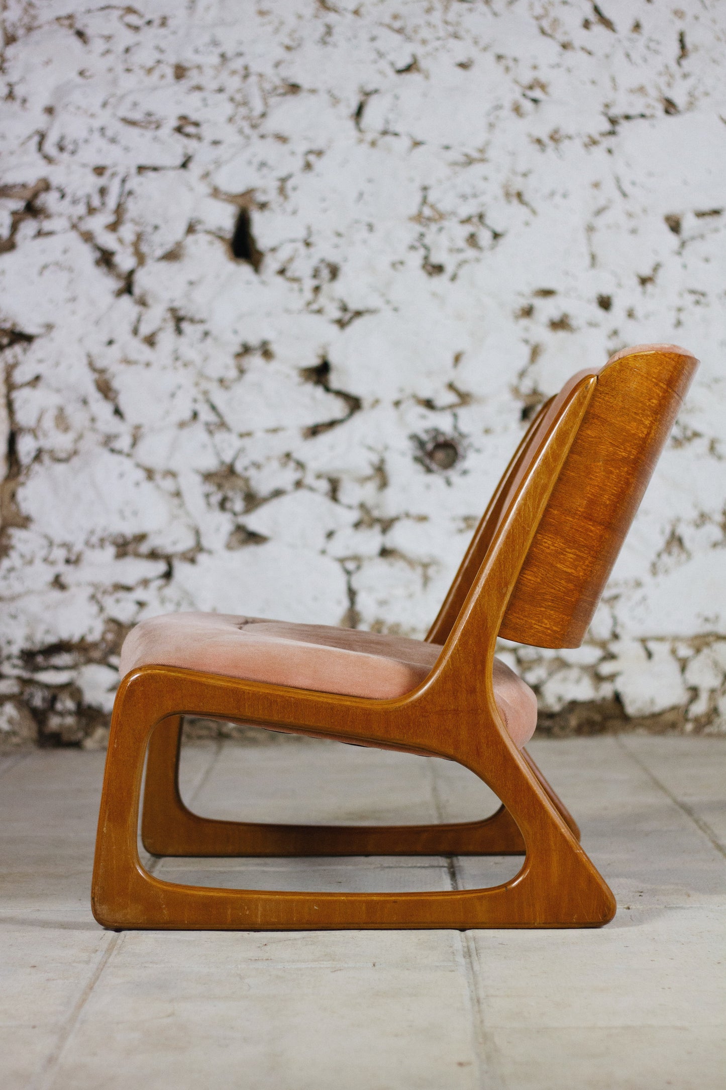 Paire de fauteuils lounge "traineau" Baumann, 1960