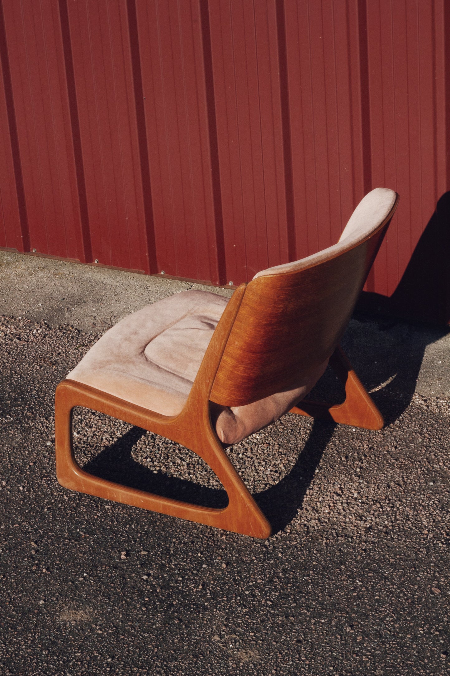 Paire de fauteuils lounge "traineau" Baumann, 1960