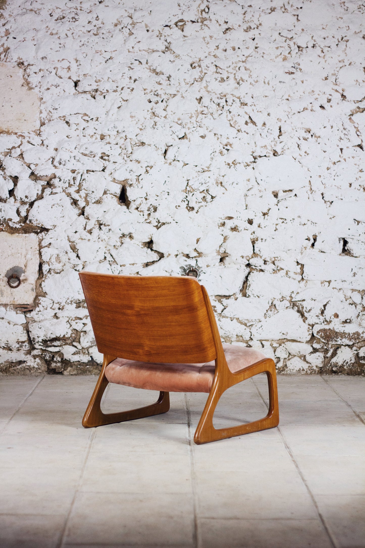 Paire de fauteuils lounge "traineau" Baumann, 1960