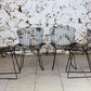 4 chaises Wire, Harry Bertoia, 1950