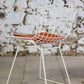 Chaise Wire blanche par Harry Bertoia