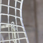 Chaise Wire blanche par Harry Bertoia