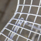 Chaise Wire blanche par Harry Bertoia
