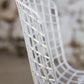 Chaise Wire blanche par Harry Bertoia