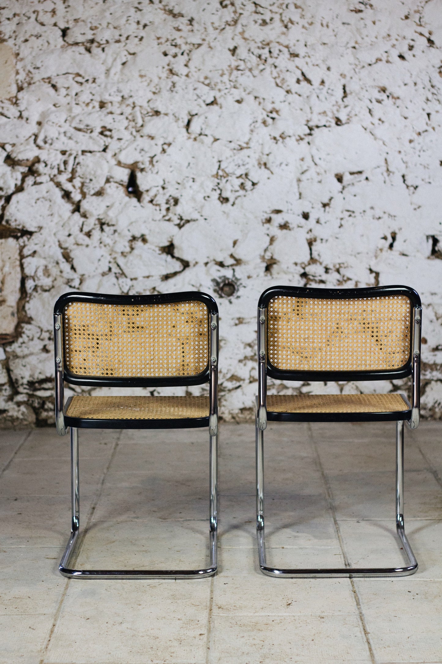 Chaise Cesca B32 noire par Marcel Breuer, 1970