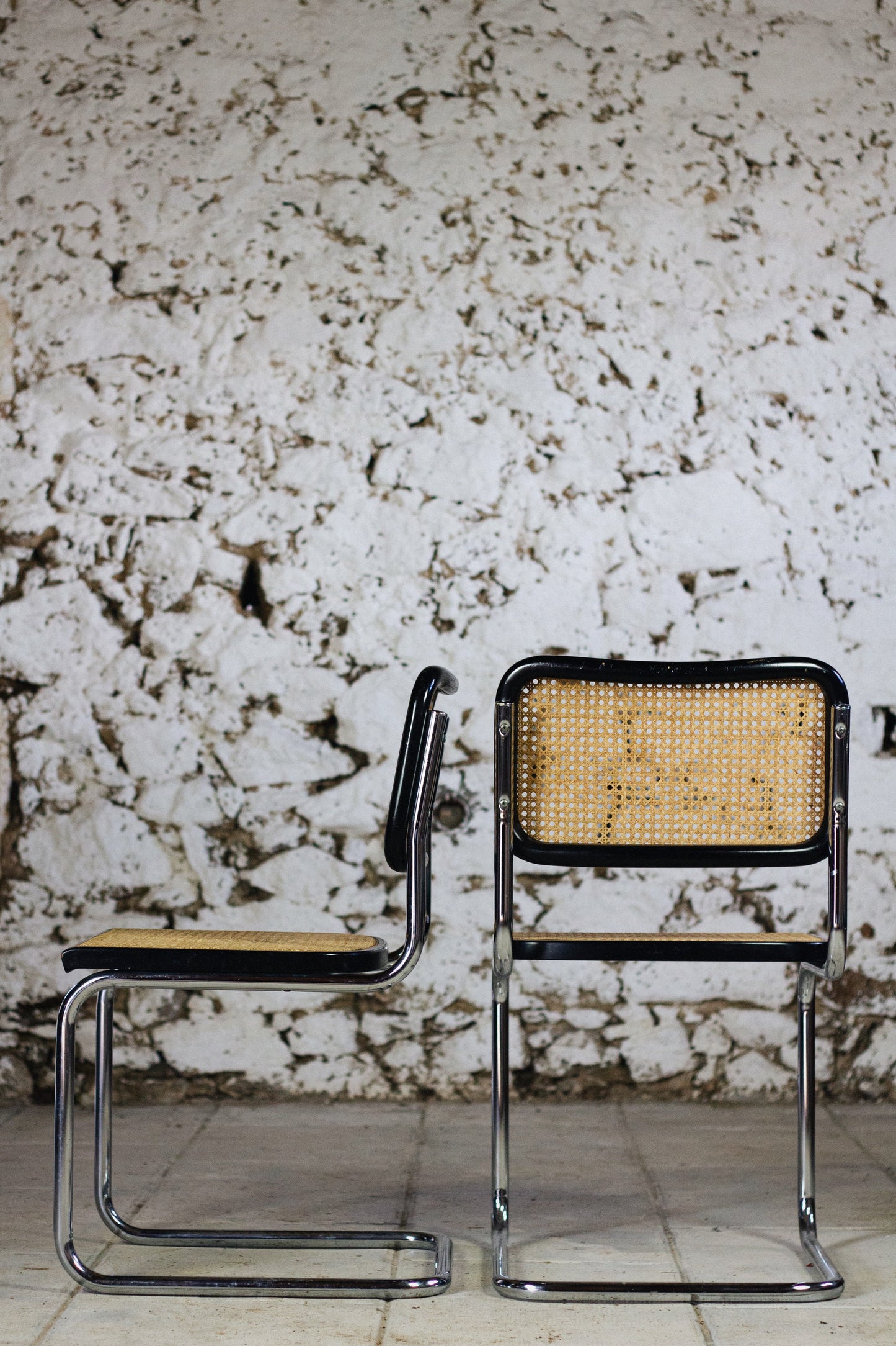 Chaise Cesca B32 noire par Marcel Breuer, 1970