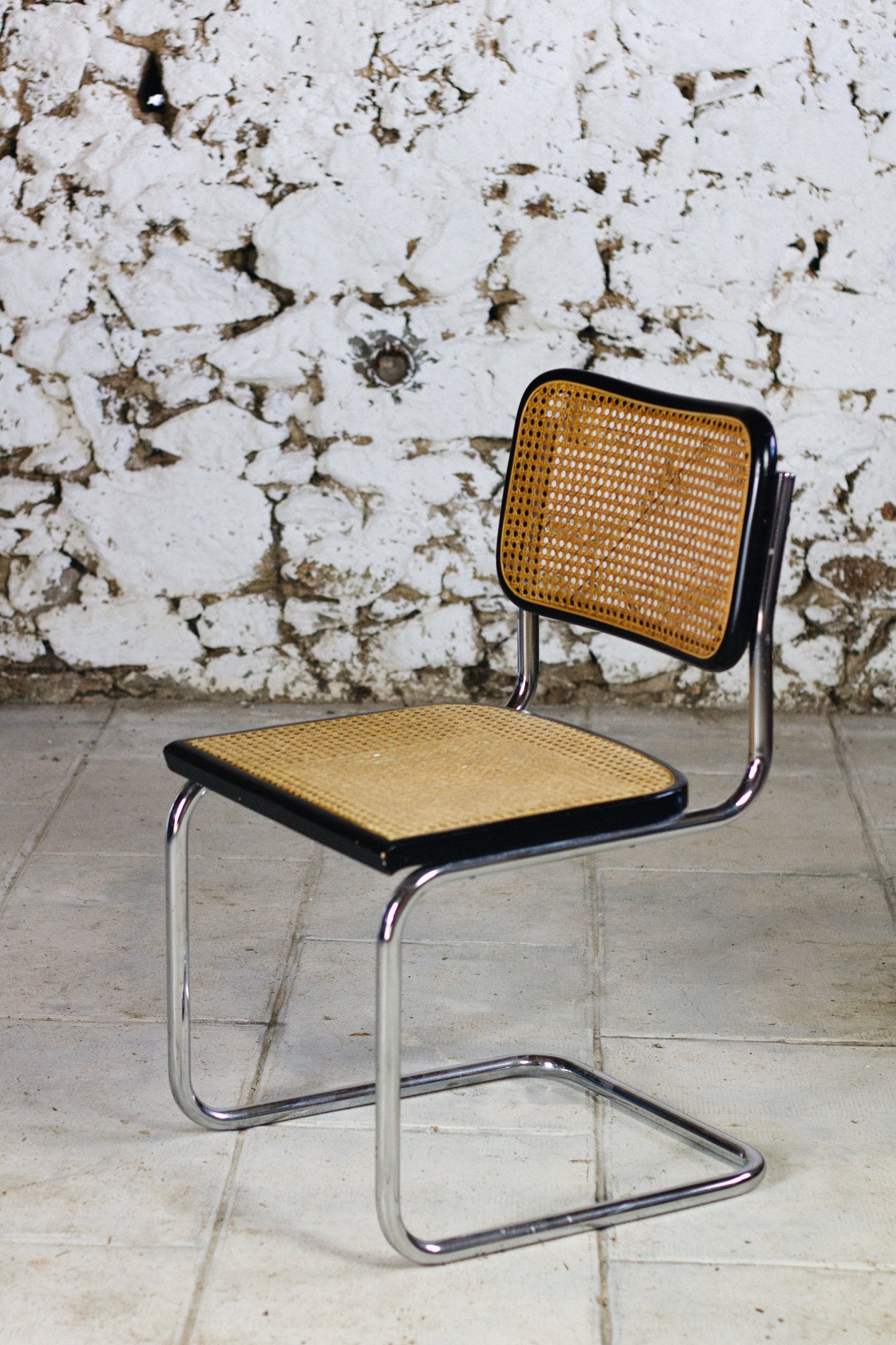 Chaise Cesca B32 noire par Marcel Breuer, 1970