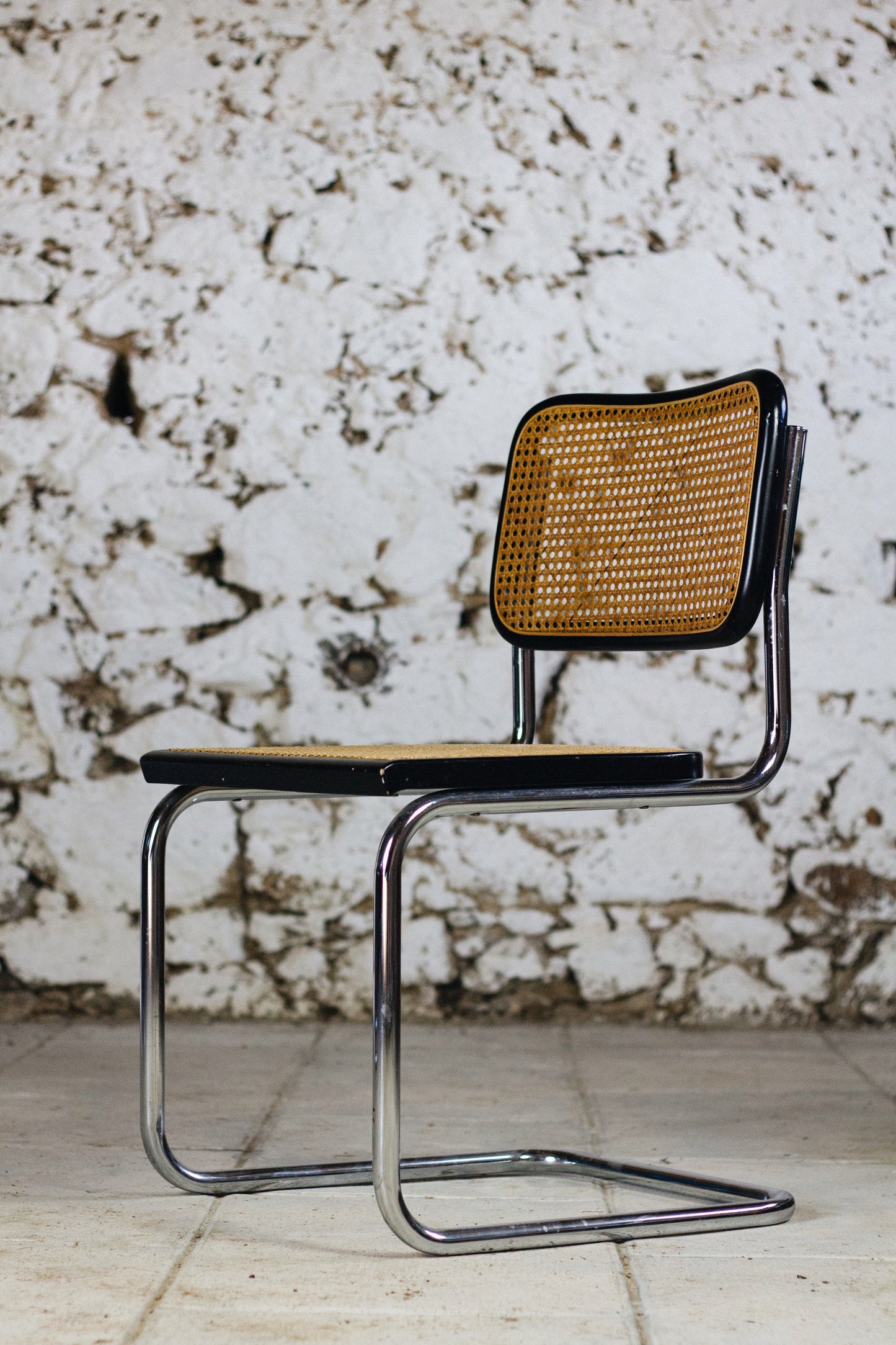 Chaise Cesca B32 noire par Marcel Breuer, 1970