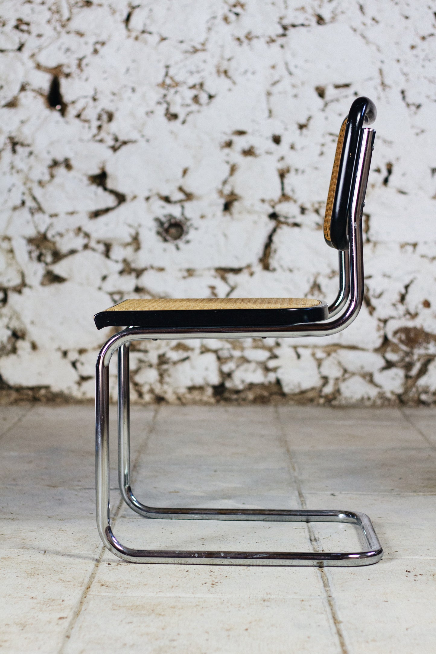 Chaise Cesca B32 noire par Marcel Breuer, 1970