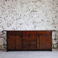 Enfilade Silvio Coppola en pin massif teinté, 1970