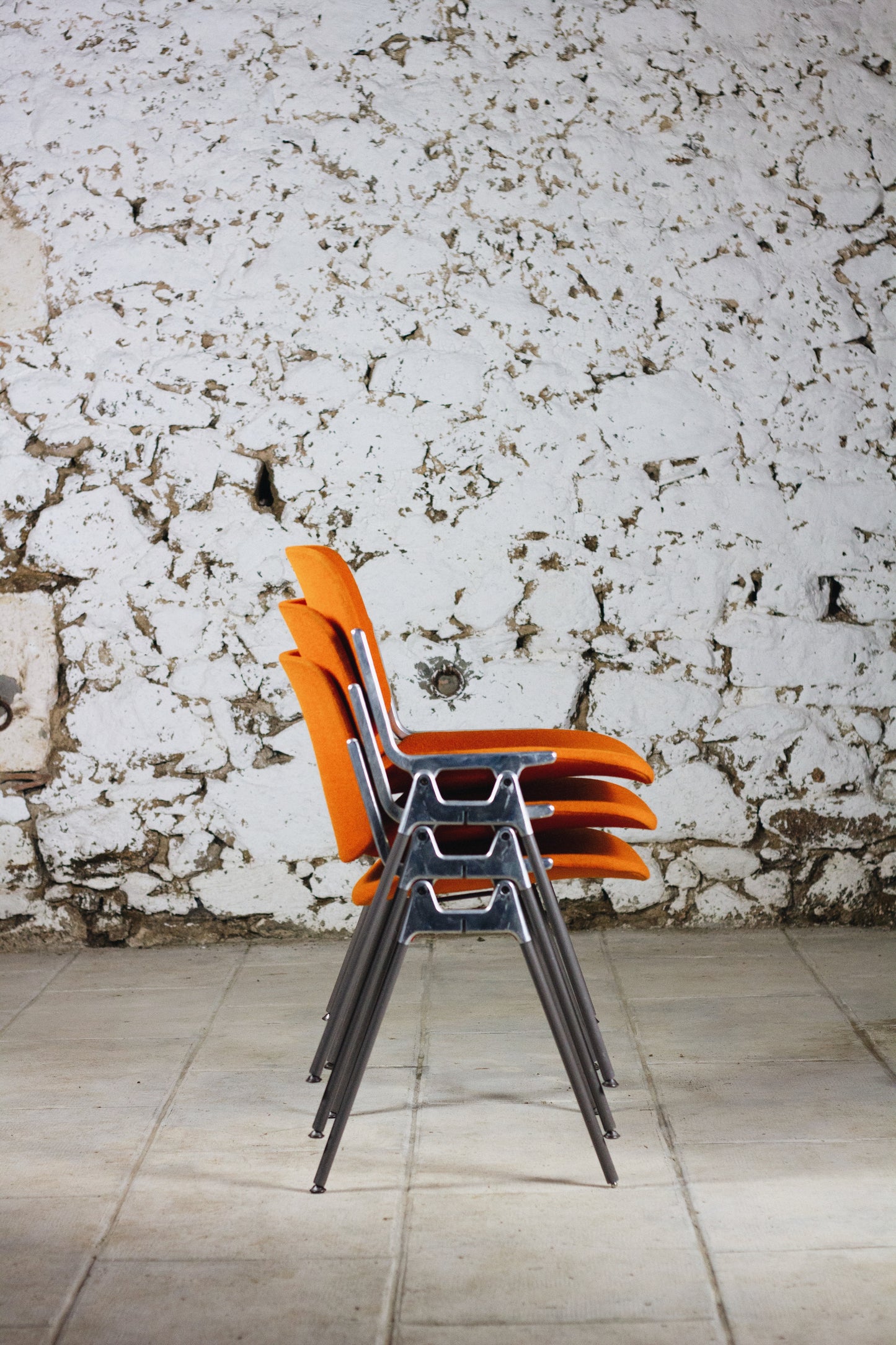 Série de 6 chaises DSC106 par Giancarlo Piretti pour Castelli