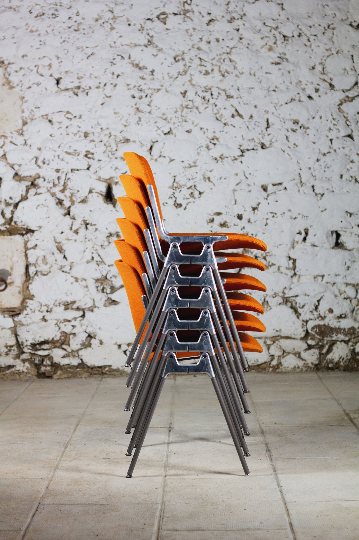 Série de 6 chaises DSC106 par Giancarlo Piretti pour Castelli