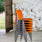 Série de 6 chaises DSC106 par Giancarlo Piretti pour Castelli