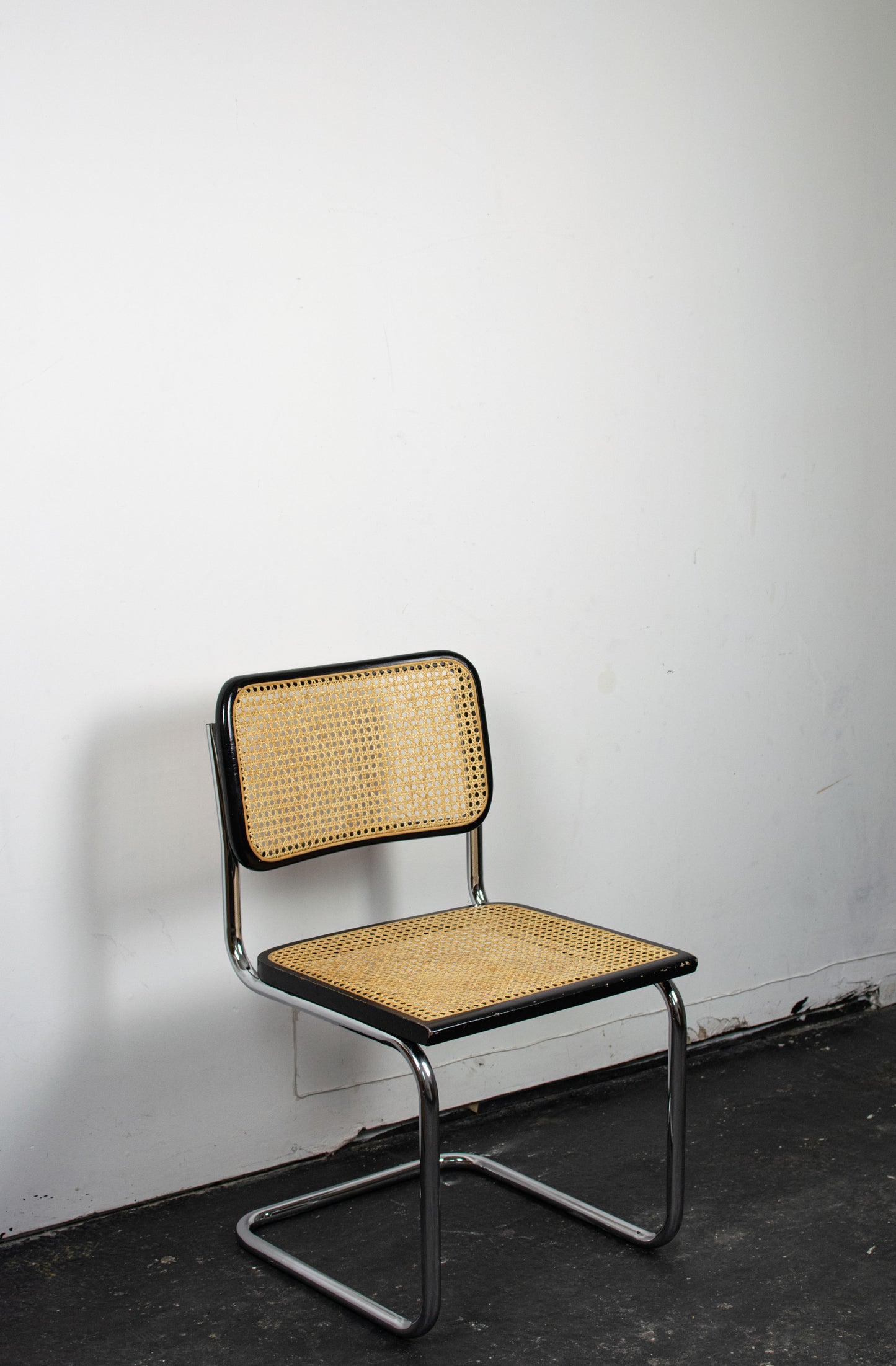 Chaise Cesca B32 noire par Marcel Breuer, 1970