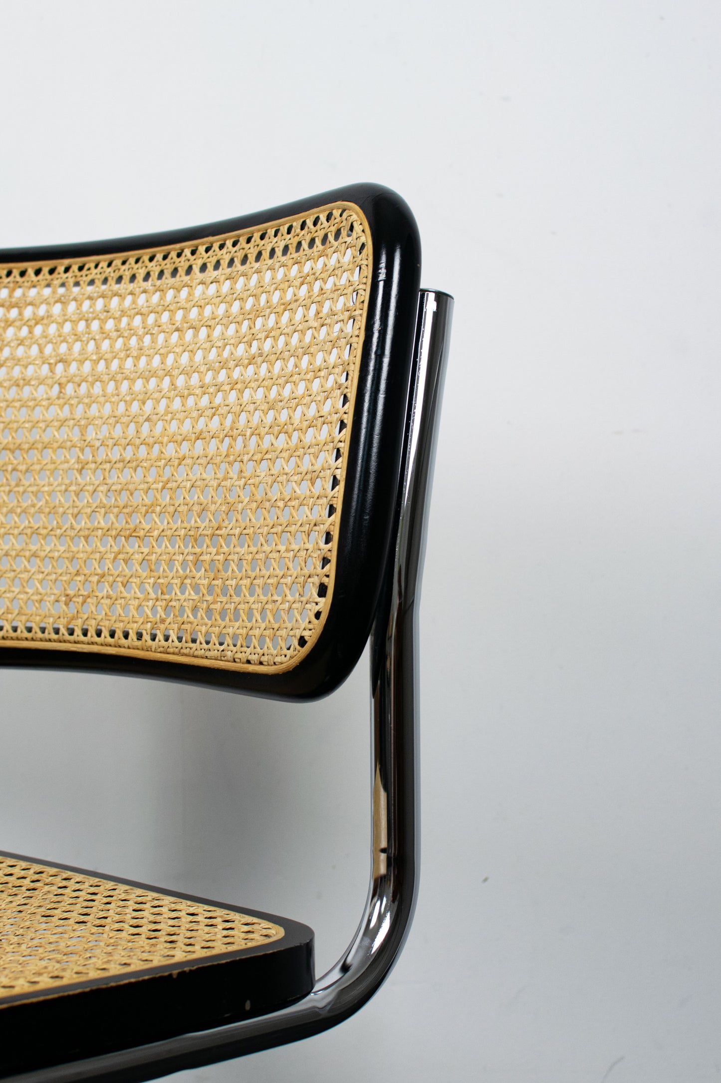 Chaise Cesca B32 noire par Marcel Breuer, 1970