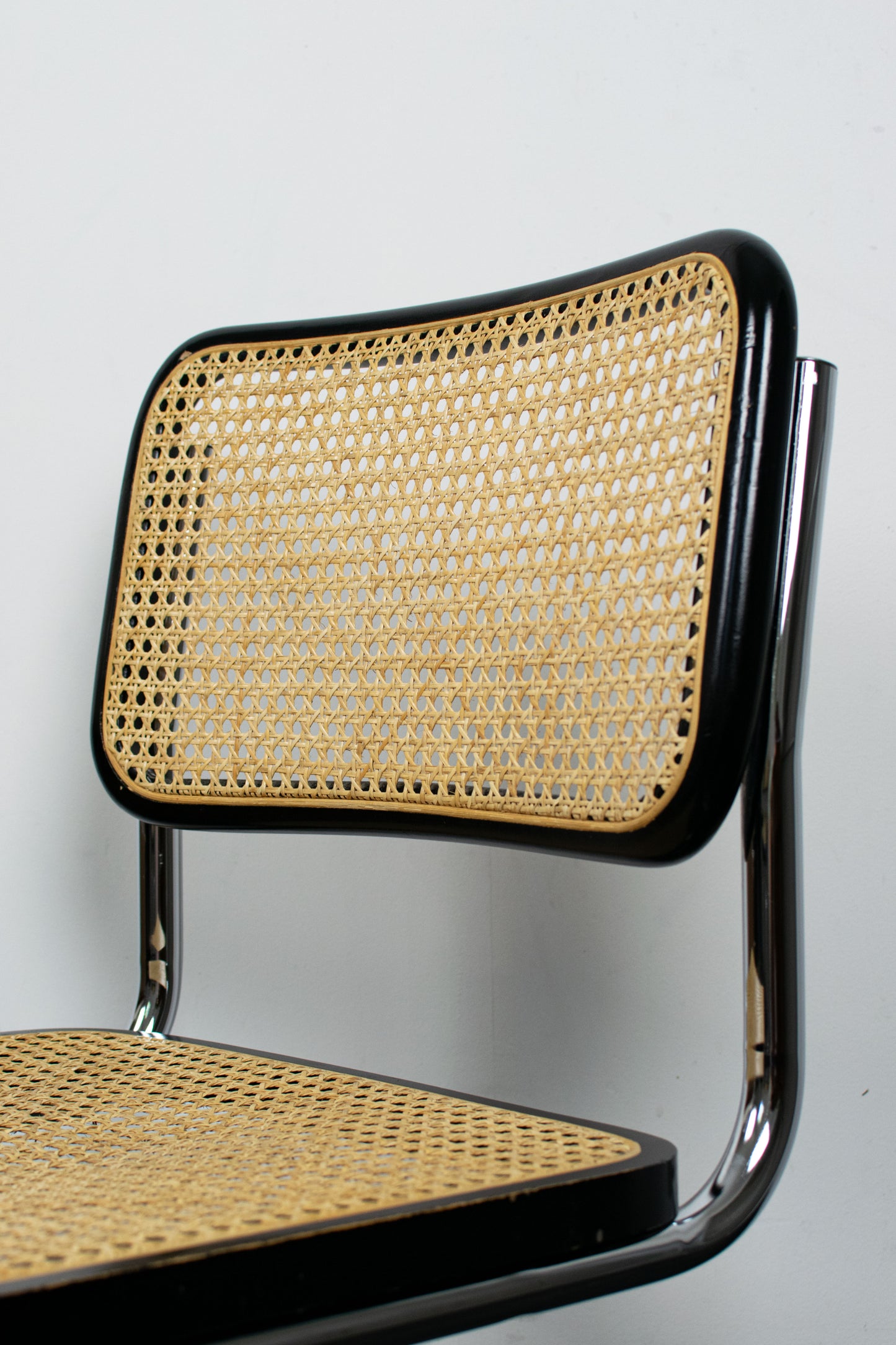 Chaise Cesca B32 noire par Marcel Breuer, 1970