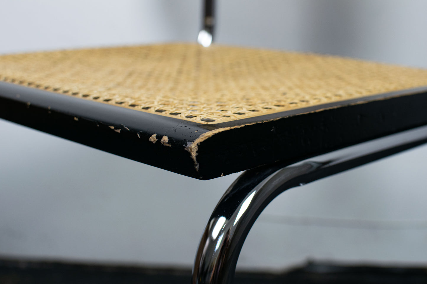 Chaise Cesca B32 noire par Marcel Breuer, 1970
