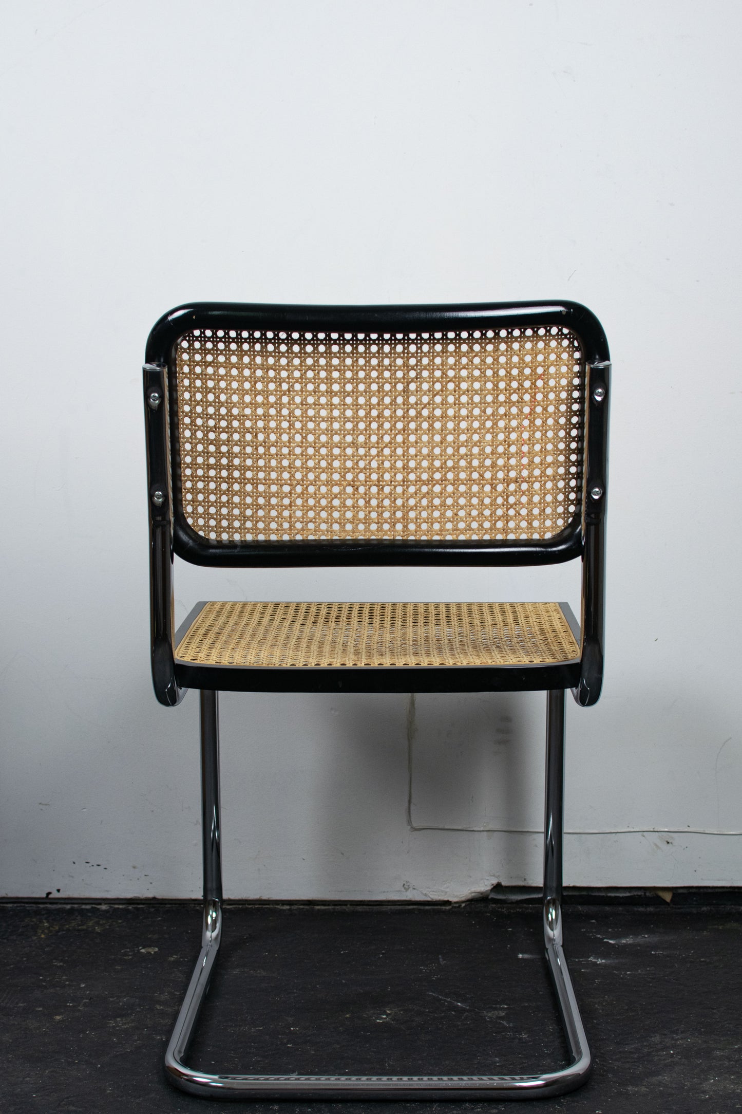 Chaise Cesca B32 noire par Marcel Breuer, 1970