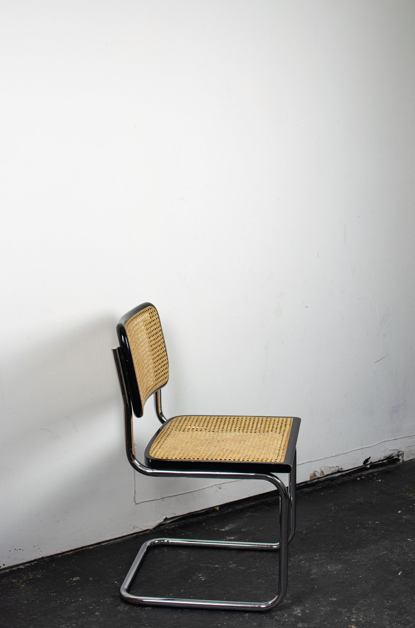 Chaise Cesca B32 noire par Marcel Breuer, 1970