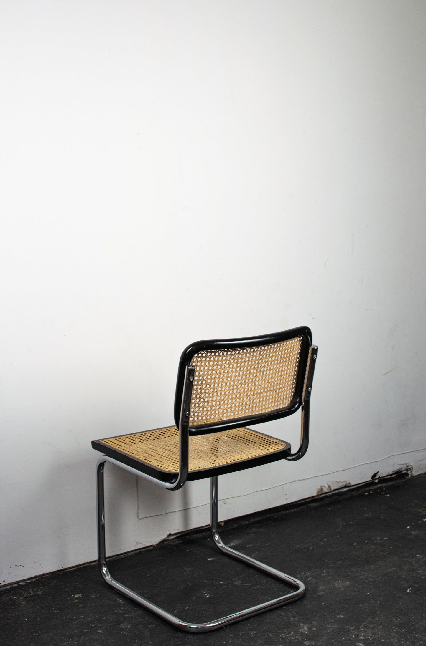 Chaise Cesca B32 noire par Marcel Breuer, 1970