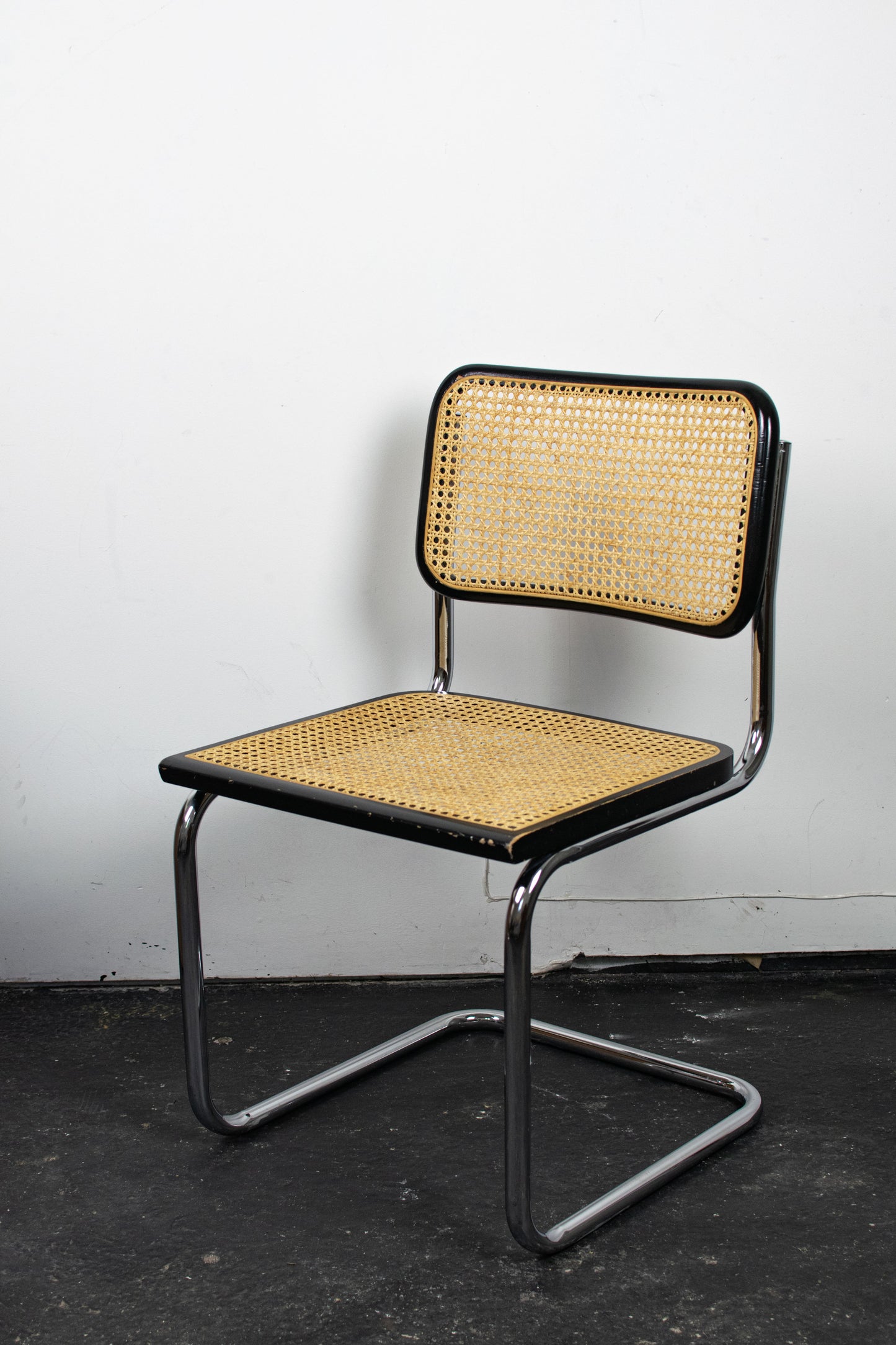 Chaise Cesca B32 noire par Marcel Breuer, 1970