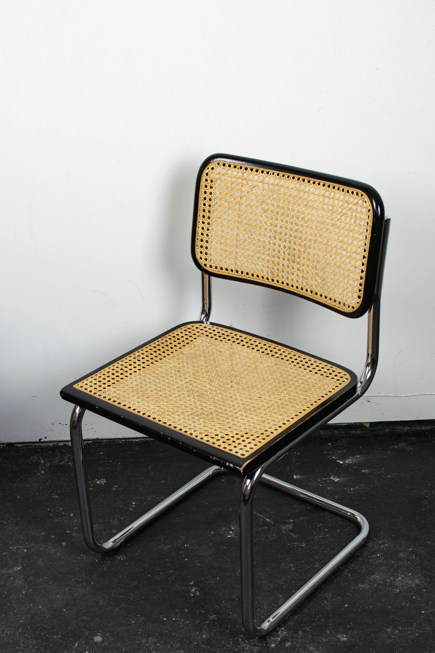 Chaise Cesca B32 noire par Marcel Breuer, 1970