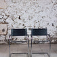 Paire de fauteuils cantilever dans le goût de Marcel Breuer, 1970