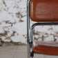 8 chaises tubulaires en chrome et skaï, 1970