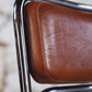 8 chaises tubulaires en chrome et skaï, 1970