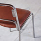 8 chaises tubulaires en chrome et skaï, 1970