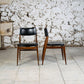 Chaise scandinave en teck mid-century