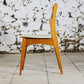 Suite de 4 chaises danoises en hêtre, 1960